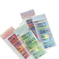Étiquettes adhésives personnalisées à dégradé visible pour livres, agendas quotidiens, points clés et mises en évidence de contenu – Bloc-notes en gros