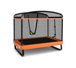 Giá Rẻ Giá trẻ em hình chữ nhật nhỏ tập thể dục <span class=keywords><strong>Trampoline</strong></span> <span class=keywords><strong>Mini</strong></span> 6ft Toddler hình chữ nhật <span class=keywords><strong>Trampoline</strong></span> với Swing & bao vây mạng lưới an toàn - Product Image 1
