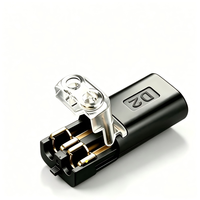 Connecteur rapide LED sans dénudage D1/D2/D3, type d'insertion mutuelle, raccordement sans soudure, connecteur enfichable