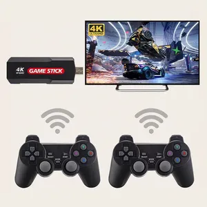 2023 새로운 X2 X8 비디오 게임 콘솔 64GB 내장 30000 게임 스틱 2.4G 무선 컨트롤러 4K HD M8 레트로 비디오 게임 콘솔