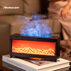 Difusor de aceite esencial de chimenea de luz de llama colorida simulada en <span class=keywords><strong>3D</strong></span> OEM para niños de Casa - Product Image 2