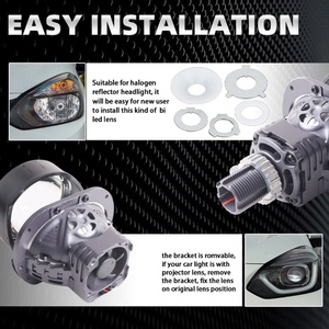 Factory S5-1 LED <b>Projector</b> Lens Headlight Nondestructively Car <b>Light</b> for 2.5 Inch Bi LED Lens Lighting - Product Image 5