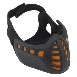 Năm mới phụ nữ đen Nylon Facial Mask Halloween Giáng sinh Cosplay Đảng Tactical LED mặt nạ - Product Image 1