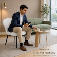 Chaise de salle à manger Fan Shell Back, rembourrée avec surpiqûres cannelées, couleur beige clair, assise à coussin rond, pieds noirs mats, chaise d'appoint de salon