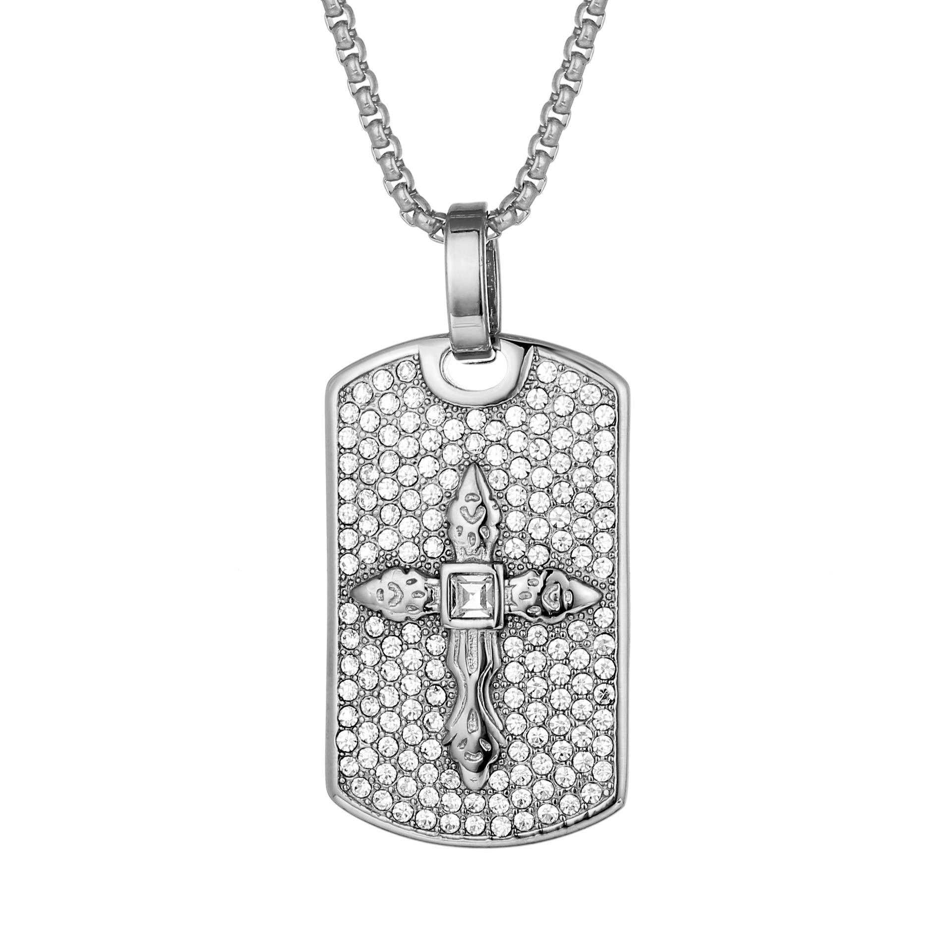 จี้เดี่ยวทองคำขาว