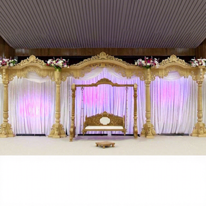 Escenario de Boda Indio Moderno de Madera con Columpio, Duradero, Tamaño Personalizado - Diseño de Boda en Tendencia en Australia - Product Image 1