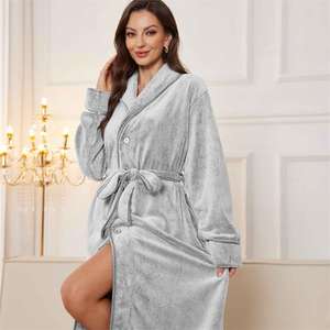Bademantel-Hersteller Hotel-Stil Sexy Mädchen Spa-Bademantel Fleece Reife Frauen Sexy Bademantel - Product Image 5