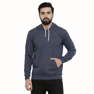 Wholesale OEM Mens Hoodies Custom Print Logo Half Zip <b>Sweatshirt</b> Winter Trendy Casual Oversized Streetwear 100% Cotton <b>Velour</b> - Product Image 1