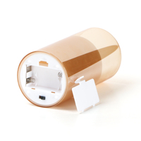 KSWING Sans Flamme Intérieur LED Bougie Lampe Télécommande Coeur Motif Cire Mobile Mèche Alimenté Par Batterie Mariages De Noël