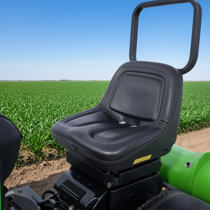 Siège de tracteur de luxe à dossier haut D0100H70MKJ compatible avec John Deere, Kubota, Allis Chalmers, Bobcat, Case IH, Ford, neuf - Product Image 2