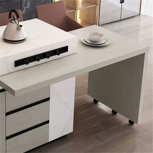 <span class=keywords><strong>Îlot</strong></span> de <span class=keywords><strong>cuisine</strong></span> <span class=keywords><strong>avec</strong></span> armoire de <span class=keywords><strong>rangement</strong></span> coulissante, meuble pratique, unité centrale - Product Image 4