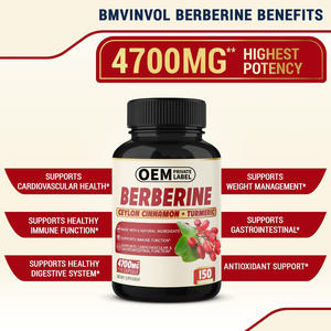 Berbérine <span class=keywords><strong>HCl</strong></span> Pilules Capsules Chlorhydrate de berbérine Poudre Extrait Supplément Ceylan Cannelle Soutien Immunitaire pour Adulte - Product Image 4