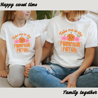 Vente en gros DTF Sweet Fall Vibes Patchs d'impression Fer à repasser sur citrouille Saison DIY Autocollant de transfert de presse à chaud pour vêtements