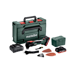 Outil oscillant sans fil Metabo MT 18 LTX BL QSL, batterie 18 volts, avec accessoires - Product Image 1