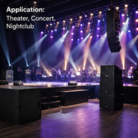 Haut-parleur PA passif professionnel de 15 pouces, double woofer, 2000 W, pleine gamme, 132 dB, système sonore Bass Reflex pour DJ