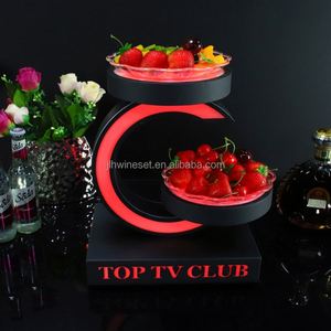 ถาดเสิร์ฟผลไม้เรืองแสงรูปตัว C สำหรับไนท์คลับถาดเสิร์ฟผลไม้แบบ LED สำหรับบาร์ KTV - Product Image 1
