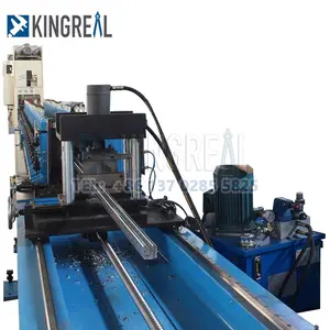 Heavy Duty Steel 41mm 21MM Strut C Channel Roll Forming Machine Slotted Angle Making Machine Solar System Panel Post Equipment