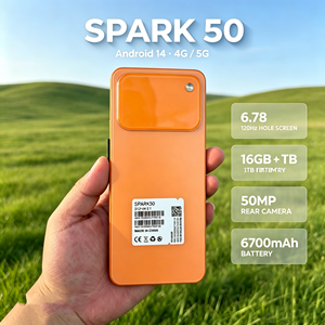 โทรศัพท์มือถือ Spark 50 รุ่นขายส่ง 5G เวอร์ชันสากล แบตเตอรี่ 6700mAh หน้าจอ 120Hz รองรับ CDMA ซิมคู่ ลำโพงเสียงดังทรงพลัง - Product Image 6