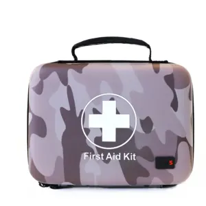 china supplier custom logo red first aid kit pocket, hiking/office first aid kit used for emergency