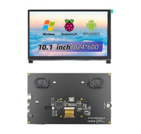 Kompaktes 10,1 Zoll IPS 1024*600 Touch-Display Stereo-Doppellautsprecher Drehregler 6H Stoßfestes Glas-Monitorpanel
