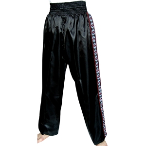 กางเกงฝึกซ้อมคิกบ็อกซิ่ง กางเกงกีฬาต่อสู้ผ้าซาตินน้ำหนักเบา - Product Image 3