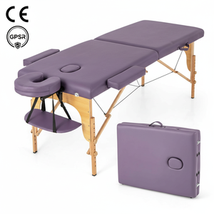 Venta Directa de Fábrica, Camilla de Masaje Plegable Ajustable, Cama de Spa de Cuero PVC, Sofá de Terapia Portátil para Masajes y Tratamientos de Belleza - Product Image 1