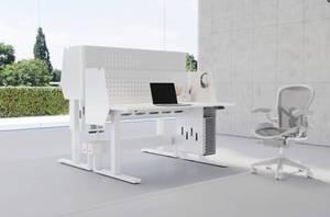 Escritorio de Oficina Eléctrico Moderno Convertible en Mesa de Juego, Ajustable en Altura, con Marco Metálico, Gran Venta - Product Image 3