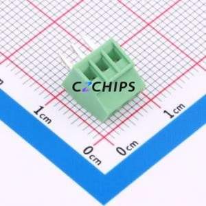 C254128V-3P0G36 Screw Terminal Block Through hole Component (THT),P=2.54mm Connector 1x3P 2.54mm 3P 1 - Product Image 1