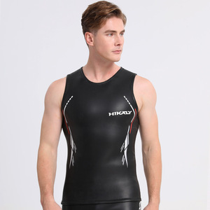 Combinaison <span class=keywords><strong>de</strong></span> plongée 3mm Smooth Skin Combinaison <span class=keywords><strong>de</strong></span> plongée une pièce super élastique CR Warm Swimsuit scotchée à l'aveugle <span class=keywords><strong>Triathlon</strong></span> Sleeveless Shorty Wetsuit - Product Image 4