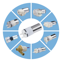 Pompe à diaphragme micro pour liquides, moteur DC 3V-15V, inodore, auto-amorçante, contrôle précis du débit, OEM, basse pression, garantie 1 an