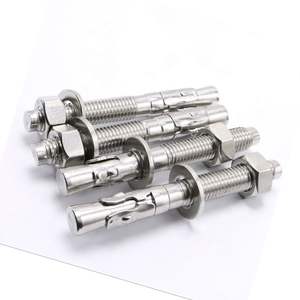 สลักเกลียวหกเหลี่ยม M16 M20 เหล็กกล้าไร้สนิม 304 ชุบสังกะสี สำหรับงานอุตสาหกรรมและงานก่อสร้าง - Product Image 3