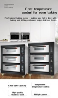 Four à convection industriel commercial électrique avec rôtissoire pour boulangerie et cuisine
