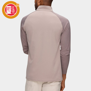 เสื้อสวมหัวแขนยาวสำหรับผู้ชายผ้าโพลีเอสเตอร์ซิปไตรมาส1/4ใส่เล่นกอล์ฟเสื้อสวมหัวคอตั้งพิมพ์ดิจิตอลฤดูใบไม้ร่วง - Product Image 6