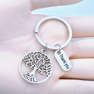 Moda vida árbol gracias <span class=keywords><strong>Yuo</strong></span> llavero temporada de graduación Día de los maestros agradecimiento llavero regalo - Product Image 1
