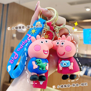 Cartoon Light Key Chain Pendant Letterpress Printed Hard-Wearing PVC/Silicone Soft Rubber Doll <strong>Bag</strong> Hanging Business - Product Image 1