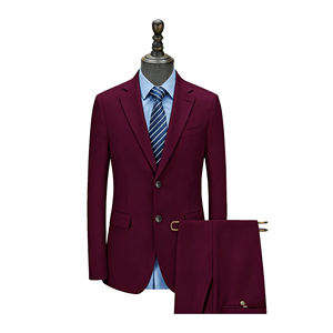 Usine OEM ODM, vente en gros de costumes pour hommes, blazer et veste, bleu marine, TR, double boutonnage, laine/soie, coupe ajustée, <span class=keywords><strong>costume</strong></span> d'affaires - Product Image 3