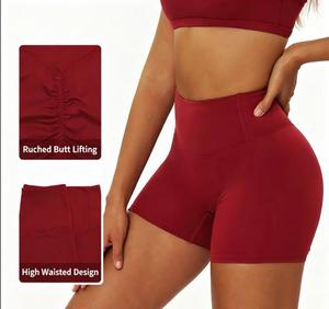 Leggings Deportivos de Cintura Alta para Mujer, Shorts Cortos con Bolsillo Lateral, Secado Rápido, Shorts de Yoga para Deportes, Levanta Glúteos - Product Image 1