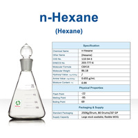 n-Hexane CAS 110-54-3 Solvant industriel Intermédiaire organique Haute pureté