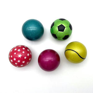CE certification nature en caoutchouc solide mousse éponge squash lumineux nouveauté caoutchouc rebond de boule métallique couleur balles de sport - Product Image 2