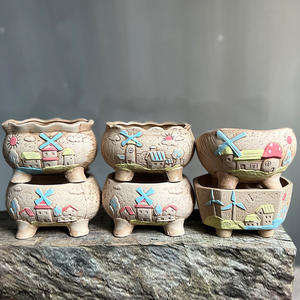 Offre spéciale Ensemble de pots pour <span class=keywords><strong>plantes</strong></span> succulentes Jardinières en céramique créatives pour <span class=keywords><strong>plantes</strong></span> succulentes Jardinage Déstockage Vente en gros Vente directe - Product Image 1