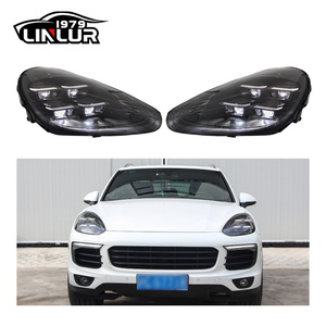 [1979ll] مصابيح <span class=keywords><strong>LED</strong></span> عالية الجودة للسيارات موديلات 2015-2017، ترقية 958.2 إلى مصابيح أمامية <span class=keywords><strong>LED</strong></span> ماتريكس 2025 Pdls لبورش كايين 958 958.2 - Product Image 1