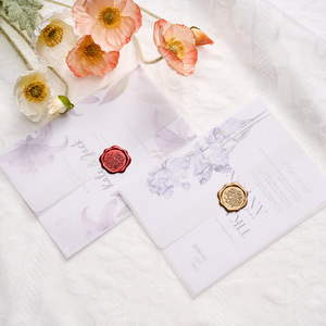 Tarjeta de Invitación de Boda de Terciopelo Rosa Glamuroso y Creativo, con Borla Dorada de Lujo, Regalo Único para Tu Día Especial - Product Image 3