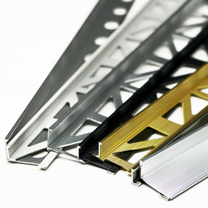 Ruicheng 표준 프로필 도매 내구성 L 모양 알루미늄 타일 가장자리 트림 금속 변환 스트립 - Product Image 3