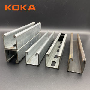 Высококачественная желтая цинковая сталь P1000T 41x41x2,5 мм Unistrut спина к спине шлицевой канал - Product Image 5