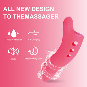 Sexbay fabrika doğrudan satış yetişkin kadın masturbator seks oyuncak g-spot klitoris parmak kollu klitoris stimülatörü parmak vibratör - Product Image 2