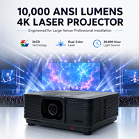 Proyektor Laser Komersial 10000 Lumen dengan Kontrol HDBaseT DVI DMX512 dan LAN