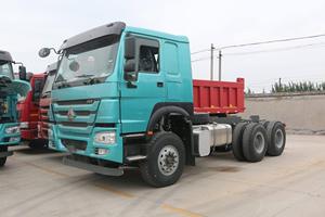 Howo 500 HP Tracteur à double entraînement d'occasion, modèle d'exportation avec direction à gauche, vert, emplacement de traction d'occasion pour le carburant - Product Image 2