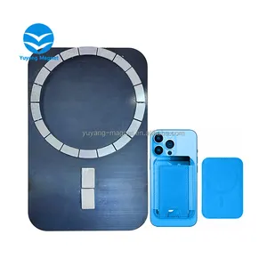 Proveedor magnético personalizado principal: hoja de acero al manganeso N52 imanes potentes para bolsillo de tarjeta y billetera de teléfono