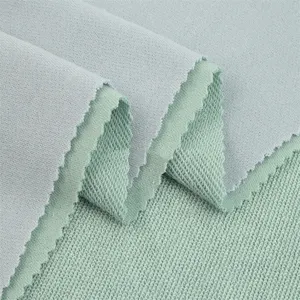 HIC 300gsm Sweatshirt Fabric 100% Polyester Custom Combed Cotton Fabric Knitted Terry Fabric For Hoodie And Sportswear