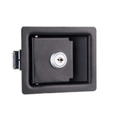 Serrure de panneau d'armoire électrique YH9539 en alliage de zinc, carrée, industrielle, pour camping-car, camion, remorque, accessoires, cylindres